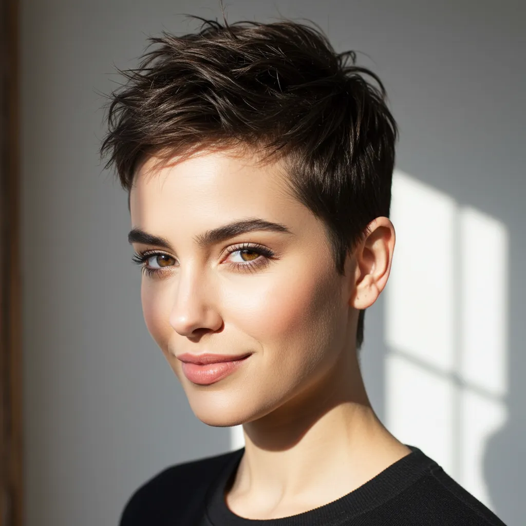 Textured Buzz Cut for Women - Style 2